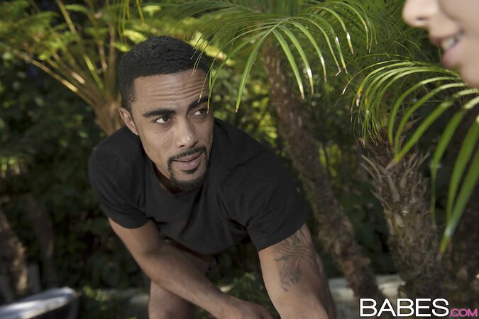 Adorable brunette from Brazil wants to suck a fat black boner