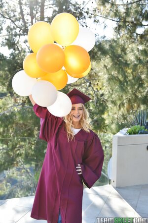 Anastasia Knight tricked into messy open-mouth facial by Tyler Nixon