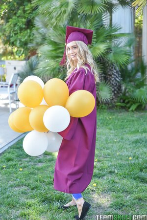 Anastasia Knight tricked into messy open-mouth facial by Tyler Nixon