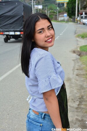 19 YO Latina stunner is happy to get fucked by a HUGE dick