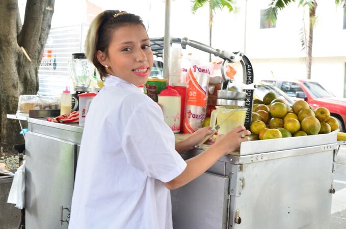 We get to see sexy denim pants that hug her ass just right