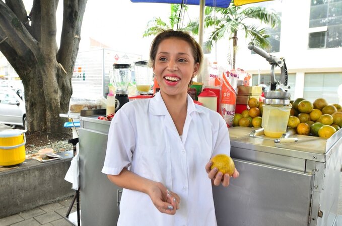 We get to see sexy denim pants that hug her ass just right