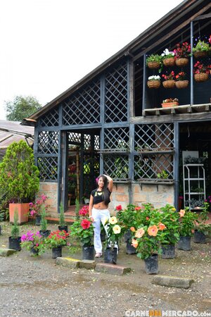 Maria Antonia Alzate strips for blowjob and cowgirl ride