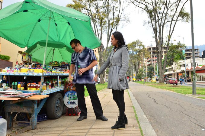 Charming Catalina Prada shows sexy curves on casting couch