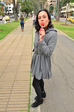 Charming Catalina Prada shows sexy curves on casting couch