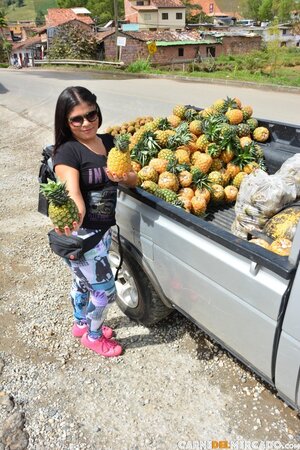 All this lengthy teasing session, he watches, then joins