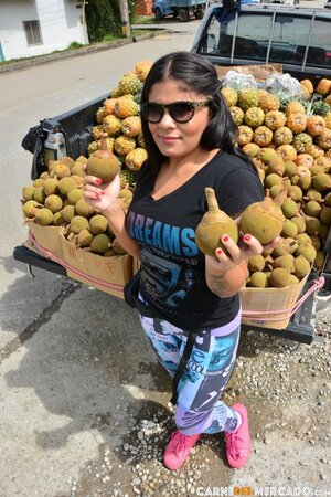 All this lengthy teasing session, he watches, then joins