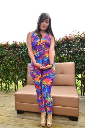 Jennifer Rojas shows her damn fine ass in a snug outfit