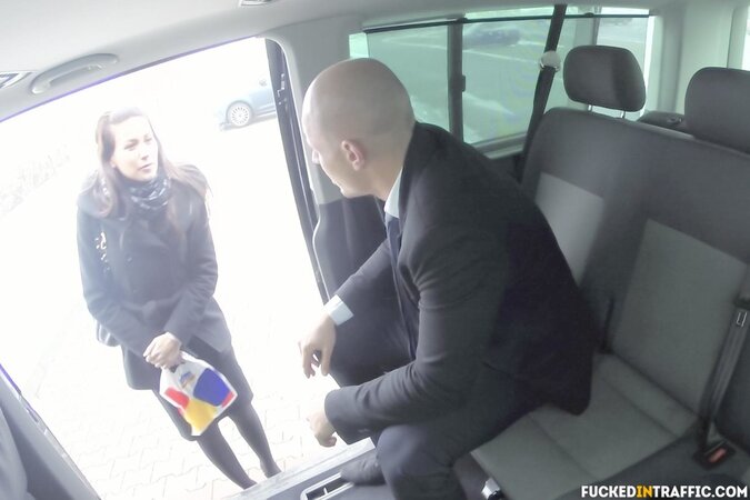 Brunette gives us a proud smile after a passionate fuck