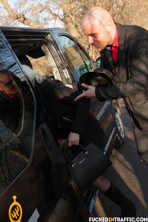 Confident office blonde Lucy Shine is here to take dick