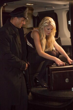 Blonde Claudia Macc spends night on taxi driver’s cock