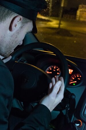 Crazy eye-contact through the lens with this ginger hoe