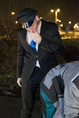 Crazy eye-contact through the lens with this ginger hoe