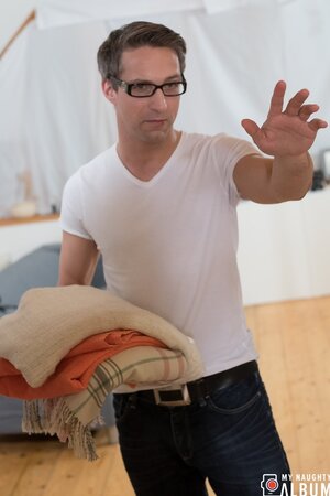 Nataly Gold enjoys first-time sex with photographer Lutro