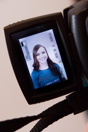 Her skin is icy with sweat after the dude puts on a few moves