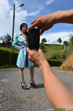 Kathy Restrepo hardcore banging from hung stud