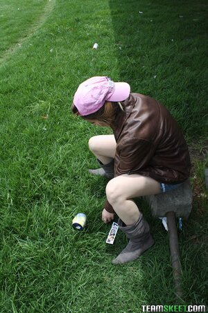 Her tight little cunt hollows out around his big boner now