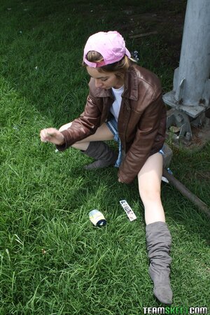 Her tight little cunt hollows out around his big boner now