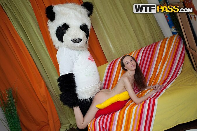 Sabrina Rose rides this strap-on in a taboo XXX gallery