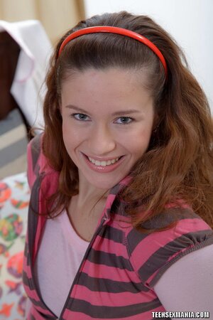 Girl with natural tits lets him grab her ass as she rides