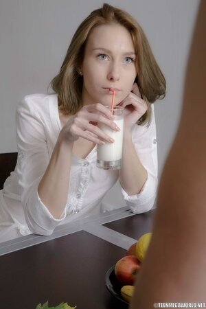 Her gasping gulps are hot and her pussy is now wet enough