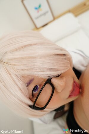 Cosplaying Japanese girl plays with her vag before POV sex