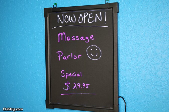 Teenage masseuse Alyssa Hart delivers an erotic massage then strokes a huge dick with both hands