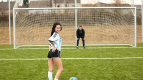 Giving the football player a massage and a hard cock