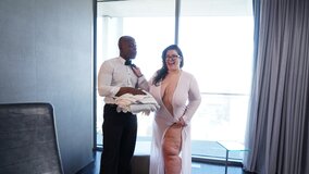 Thick BBW in Glasses Teased, Pounded, and Face Splattered