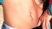 Two girls with skinny bodies are making lesbian love together