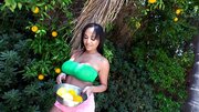 Voluptuous Latina dame gets fucked hard outdoors