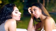 Pretty lesbians have sensual outdoor sex instead movie