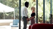 Blonde is too persistent so the lover fucks her for the last time