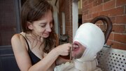 Elise Graves is having fun in this homemade hardcore action