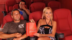 Watching a movie and getting horny and ready for more