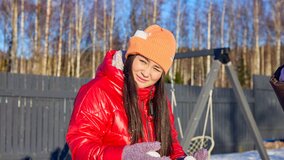 All girl winter fuck with the craziest orgasms you'll see