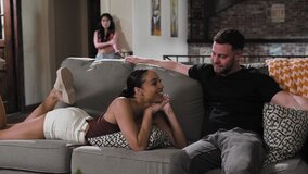 Seth Gamble & Alexis Tae are fucking while no one's home