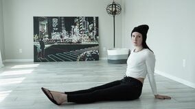 Cum on the face of a pale skinned girl who fucked black cock