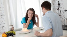 Petite brunette pussy licked and fucked by lads long dick