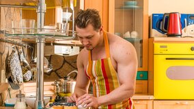 Brunette with firm, small tits getting that soft pussy licked