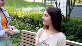 Foxy teen lesbians go for a pussy-satisfaction round on the couch