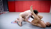 Closely matched couple hits the mat and never looks back