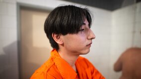 Prison shower porn with geeky dude who sexes up all the grannies